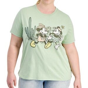 Mickey & Minnie Cactus Crewneck T Shirt